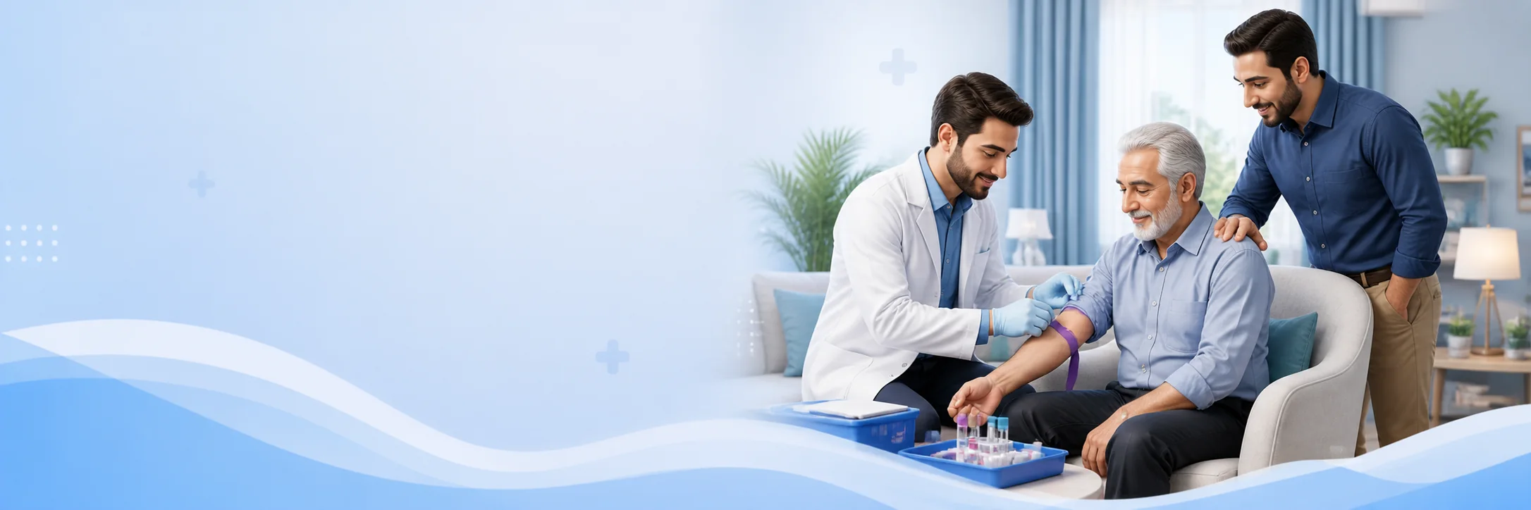 نمونهگیری رایگان آزمایشگاه ارشیا در منزل در مشهد